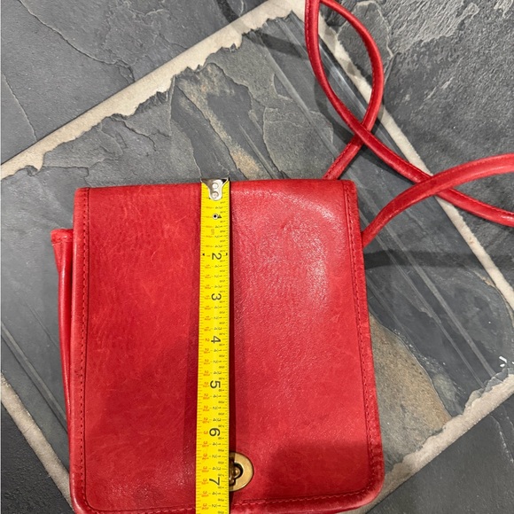 Coach 9620 vintage red leather pouch purse - Picture 11 of 12